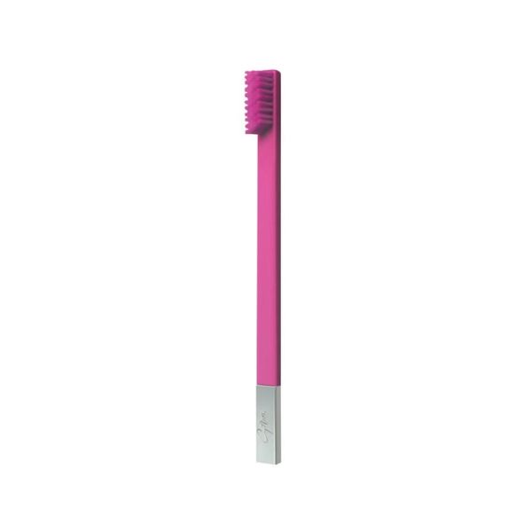 APRIORI SLIM Bubblegum Pink/Silver Soft Toothbrush APRIORI фото