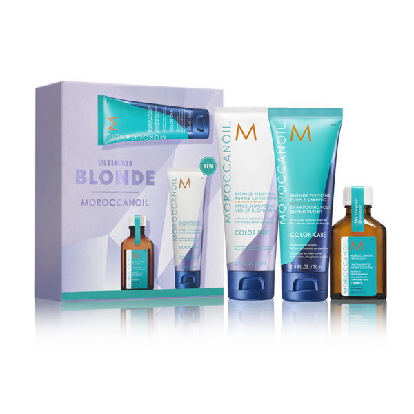 Moroccanoil Ultimate Blonde Set Тревел набор для сохранения цвета светлых волос  9988 фото